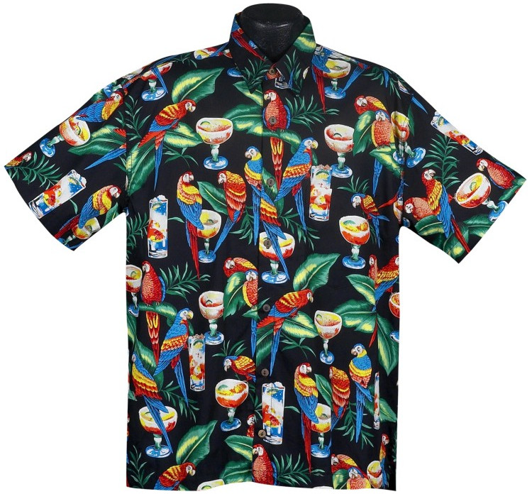 Parrot , Bird,and Parrothead  Hawaiian shirts and Aloha Shirts